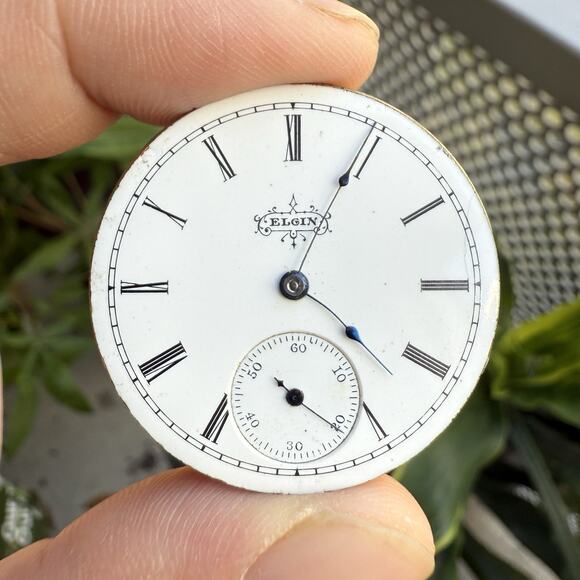 dial elgin watch pocket watch